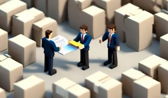 des hommes d'affaires appliquent la clause de cession de contrat
